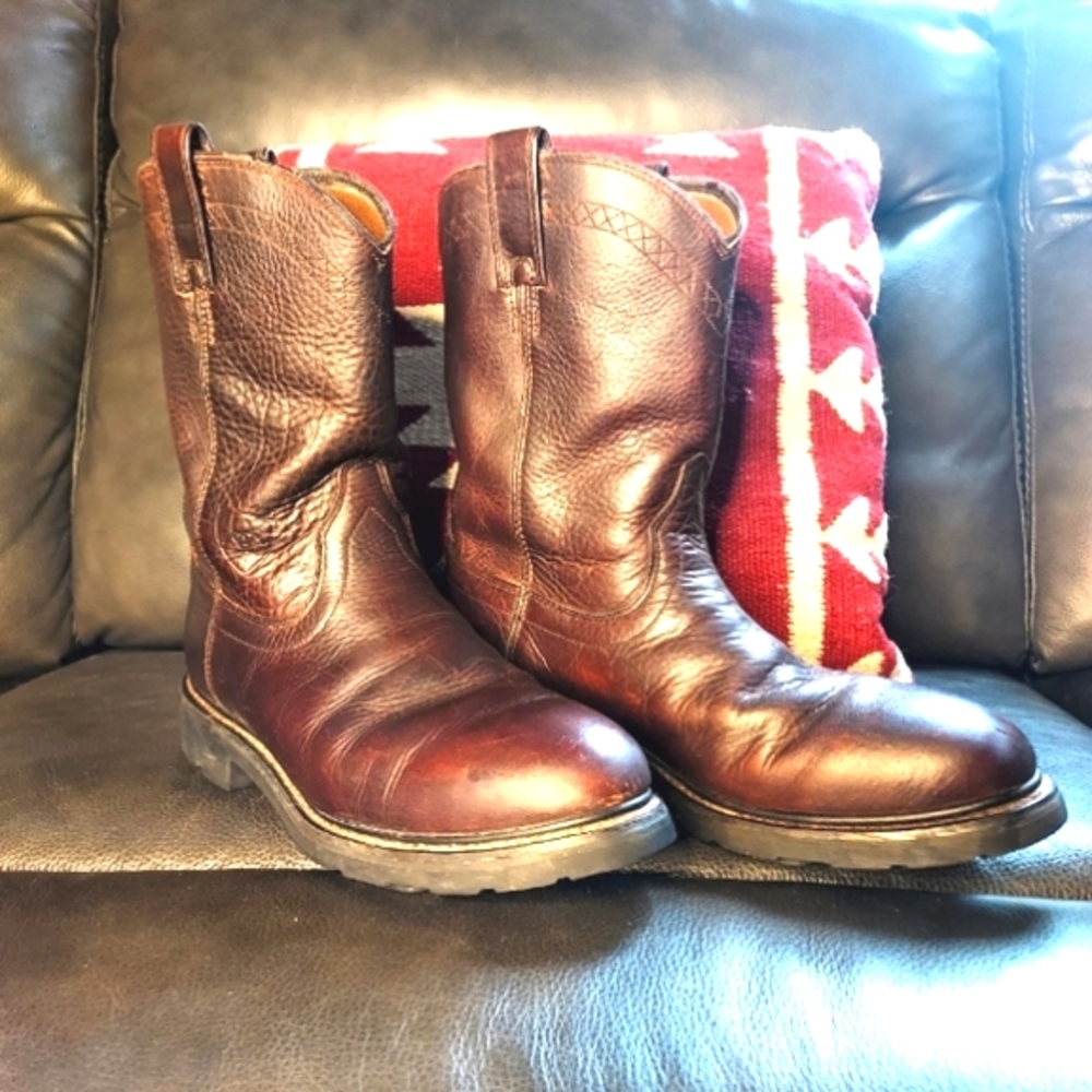ARIAT Men's Brown Western Leather Boots SZ 12D
